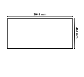 Plateau hêtre multiplex 2041 mm - CLASSIK