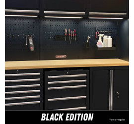 Composition de mobilier d'atelier DIJON - CLASSIK BLACK EDITION