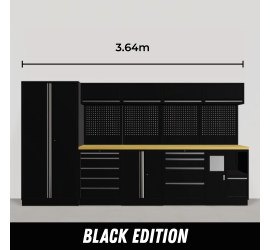 Composition de mobilier d'atelier LILLE - CLASSIK BLACK EDITION