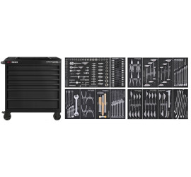 Black Édition limitée - Servante d'atelier BT900 7 tiroirs noir 211 pcs