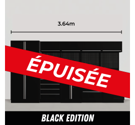 Composition de mobilier d'atelier LILLE - CLASSIK BLACK EDITION