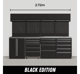 Composition de mobilier d'atelier RENNES - CLASSIK BLACK EDITION