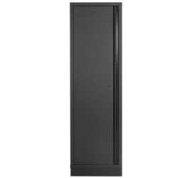 Armoire haute noire 1 porte MOBILIO