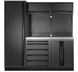 Mobilier d'atelier MOBILIO BLACK - 3964A-BLK version inox