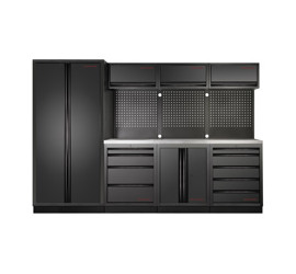 Mobilier d'atelier MOBILIO BLACK - 3964G-BLK version inox