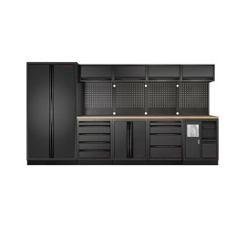 Mobilier d'atelier MOBILIO BLACK - 3964H-BLK version hêtre