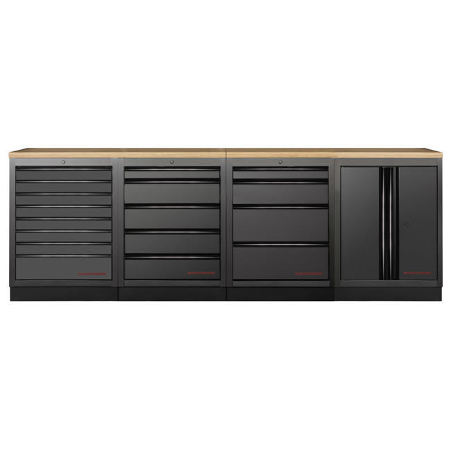 Mobilier d'atelier MOBILIO BLACK - 3964K-BLK-004 version hêtre