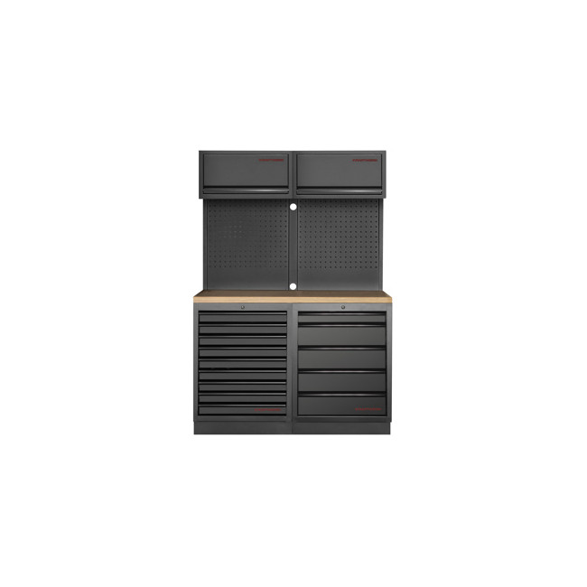 Mobilier d'atelier MOBLIO BLACK - 3964K-BLK-009 version hêtre