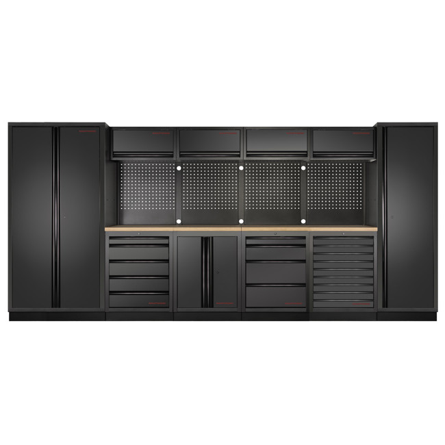 Mobilier d'atelier MOBILIO BLACK - 3964K-BLK-013 version hêtre