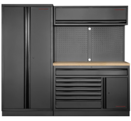 Mobilier d'atelier MOBILIO BLACK - 3964K-BLK-022 version hêtre