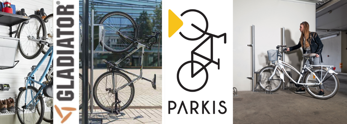 Supports muraux pour vélos